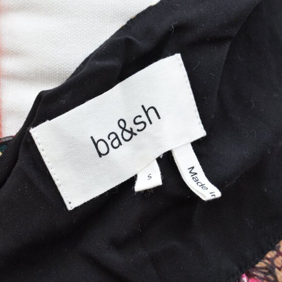 Ba&sh Leia Wrap Top Puff Sleeves Sz 4 - Picture 5 of 10